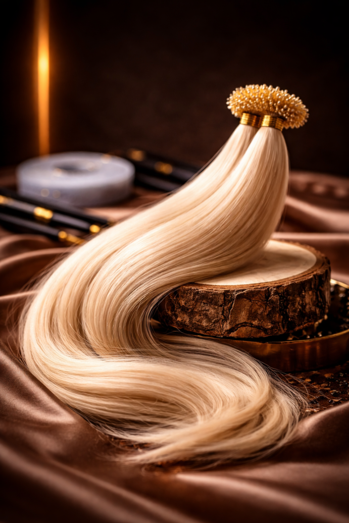 Shiny Hair Extensions vertical image