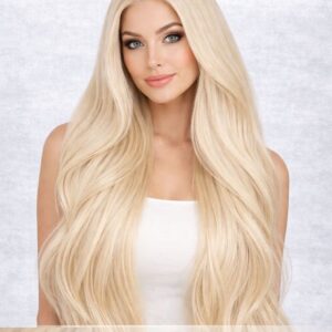 Extensii keratina Lightest Blonde 60 mix 70cm - 100 suvite