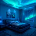 RGB Multicolor Ajustabil Efect Aurora, Potrivit pentru Decorarea Dormitorului și a Tavanului, Materiale de Înaltă Calitate și Măiestrie Exquisită, Perfect pentru Living, Camping, Nuntă și Decor Tavan Petrecere, Cadou Surpriză Ideal de Ziua de Naștere